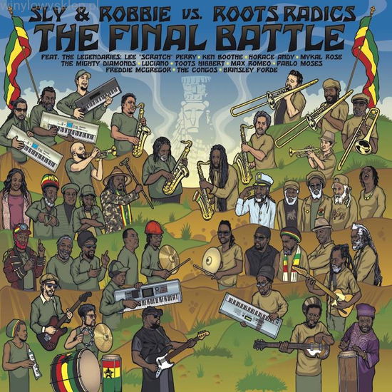 Cover for Sly &amp; Robbie vs Roots Radics · RSD 2021 - The Final Battle (LP) (2021)