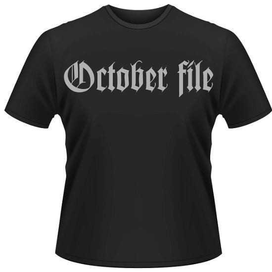 Cover for October File · Why...? (Black) (T-shirt) [size S] [Black edition] (2011)