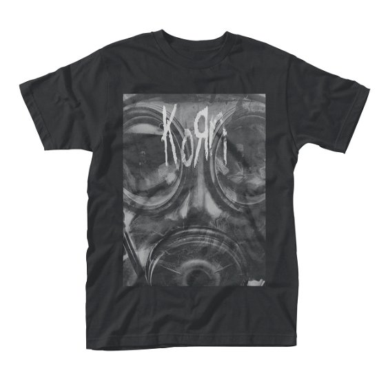 Cover for Korn · Gas Mask (T-shirt) [size S] [Black edition] (2016)