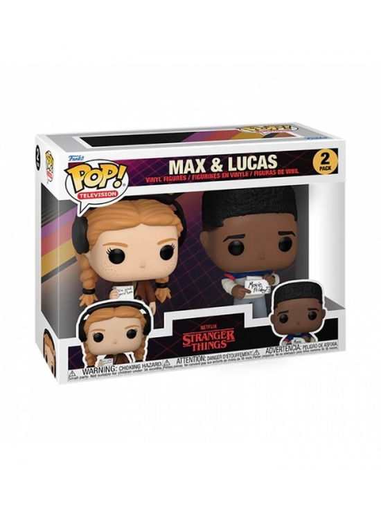 Pop Television Stranger Things S4 Max & Lucas 2pk - Funko Pop Television - Merchandise - Funko - 0889698801393 - August 29, 2024