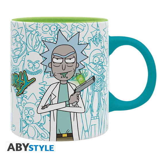 Cover for Rick &amp; Morty · Rick And Morty - Mug - 320 Ml - All Ricks And Mortys - Box X2 (MERCH)