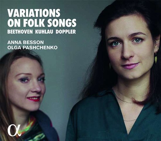 Cover for Olga Pashchenko / Anna Besson · Beethoven. Kuhlau &amp; Doppler: Variations On Folk Songs (CD) (2020)