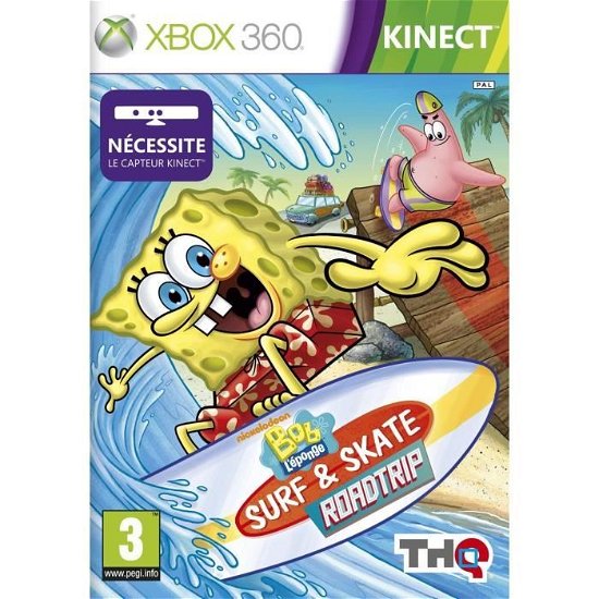 Cover for Xbox 360 · Bob Leponge : Surf and Skate Adventure KINECT (PS4) (2019)