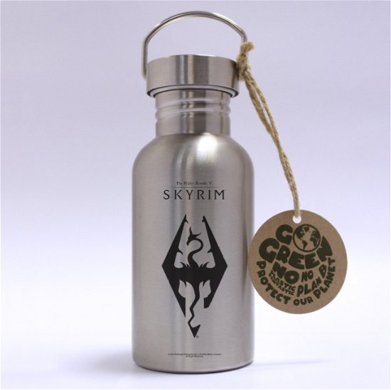Skyrim Dragon Symbol 500ml Eco Bottle - Skyrim - Mercancía - SKYRIM - 5028486484393 - 31 de agosto de 2020