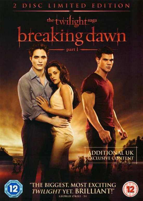 Cover for Twilight Saga: Breaking Dawn · Part 1 [Edizione: Regno Unito] (DVD) (2012)