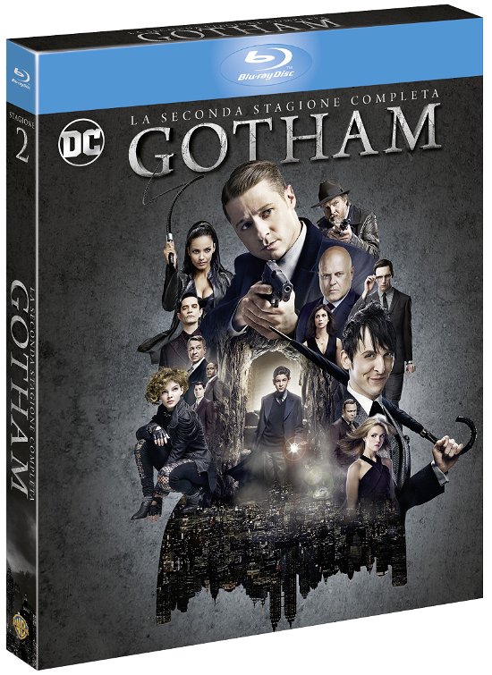 Cover for Donal Logue,david Mazouz,ben Mckenzie,jada Pinkett Smith,erin Richards · Gotham - Stagione 02 (Blu-ray) (2017)