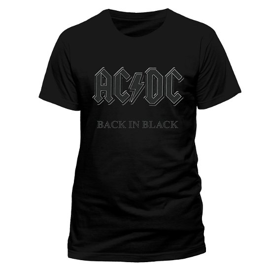 Cover for AC/DC · T-shirt (Uomo-xl) Back in Black (MERCH) [size XL]