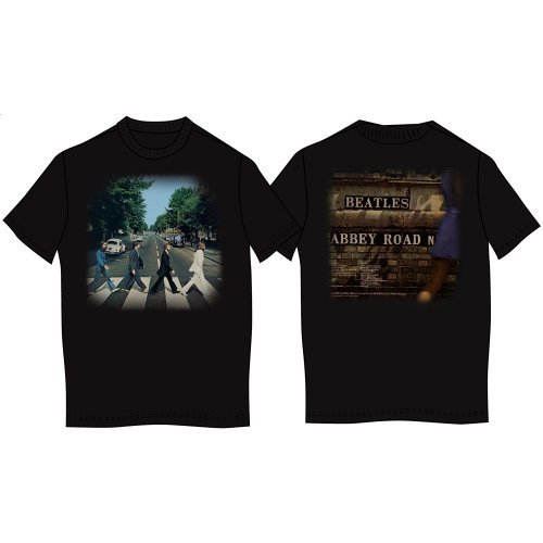 The Beatles Unisex T-Shirt: Vintage Abbey Road (Back Print) - The Beatles - Merchandise - MERCHANDISE - 5055295316393 - 18. Dezember 2019