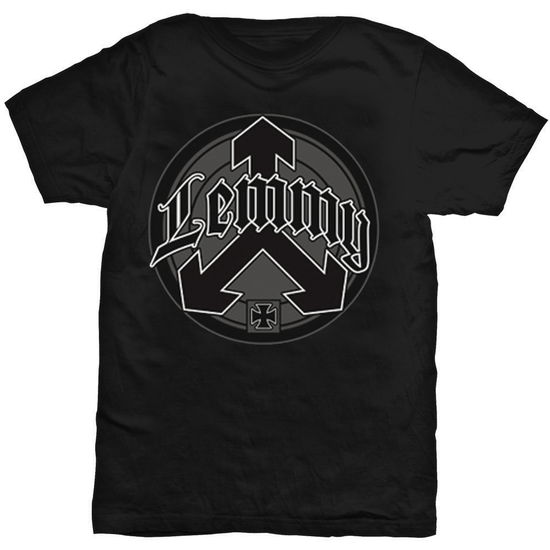 Lemmy Unisex T-Shirt: Arrow Logo - Lemmy - Fanituote - ROFF - 5055979931393 - keskiviikko 4. toukokuuta 2016