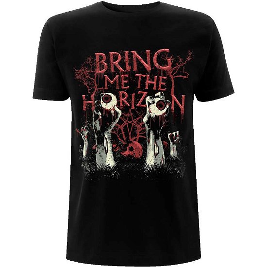 Bring Me The Horizon Unisex T-Shirt: Graveyard Eyes - Bring Me The Horizon - Koopwaar -  - 5056187757393 - 