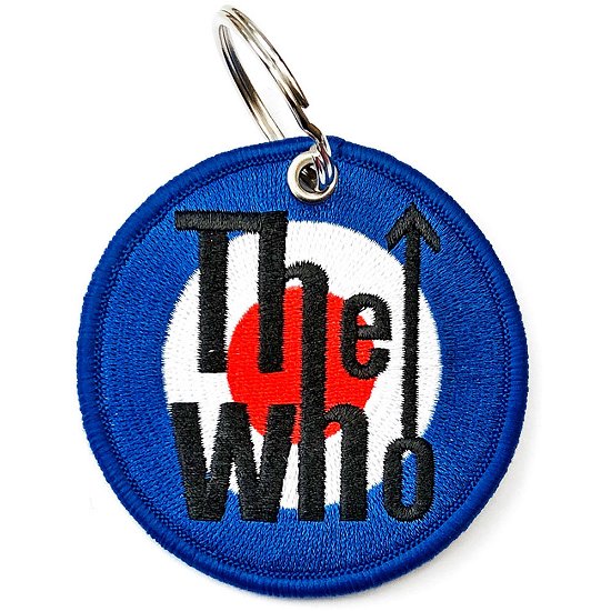 The Who Keychain: Target Logo (Double Sided Patch) - The Who - Koopwaar -  - 5056368604393 - 