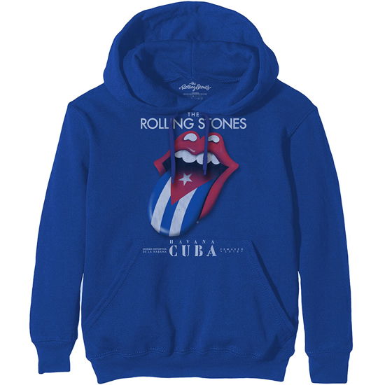 The Rolling Stones Unisex Pullover Hoodie: Havana Cuba - The Rolling Stones - Produtos -  - 5056368617393 - 