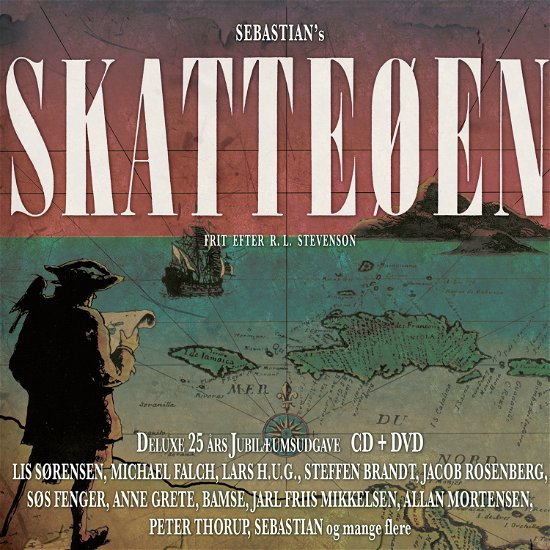 Cover for Sebastian · Skatteøen (Deluxe 25th Anniversary) (CD/DVD) [25 års Jubilæumsudgave edition] (2017)