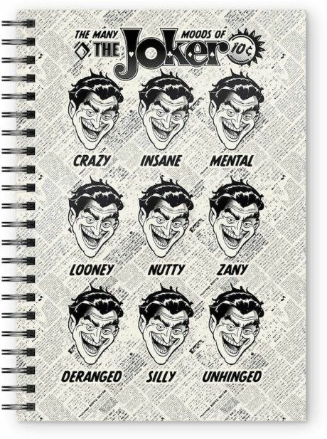Cover for Dc Comics · Dc Comics - Joker Faces - A5 Spiral Notebook (Toys) (2020)