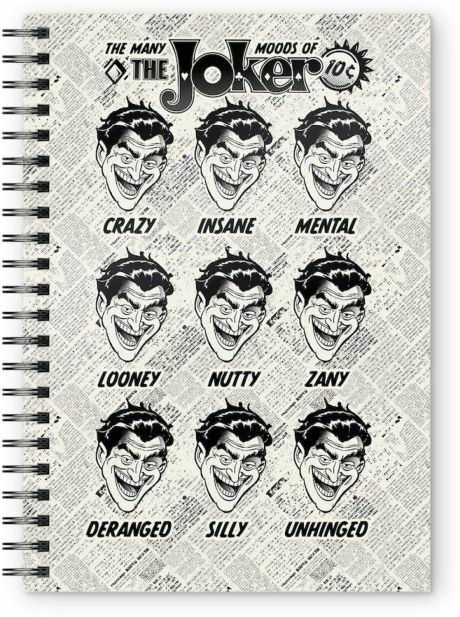 Cover for Notebook · Dc Comics - Joker Faces - A5 Spiral Notebook (MERCH) (2020)