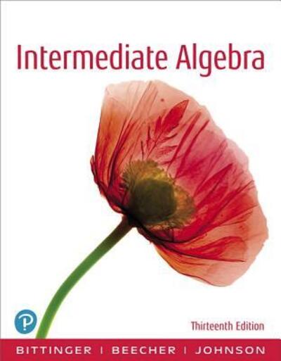 Cover for Marvin L. Bittinger · Intermediate Algebra, Books a la Carte Edition (Book) (2018)