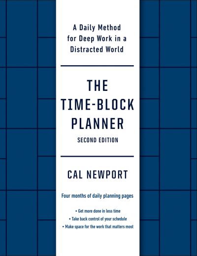 Cover for Cal Newport · The Time-Block Planner (Bog) [Second edition] (2023)