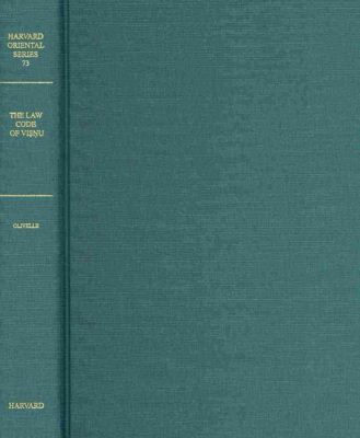 Cover for Patrick Olivelle · The Law Code of Visnu: A Critical Edition and Annotated Translation of the Vaisnava-Dharmasastra - Harvard Oriental Series (Hardcover Book) [Critical edition] (2010)