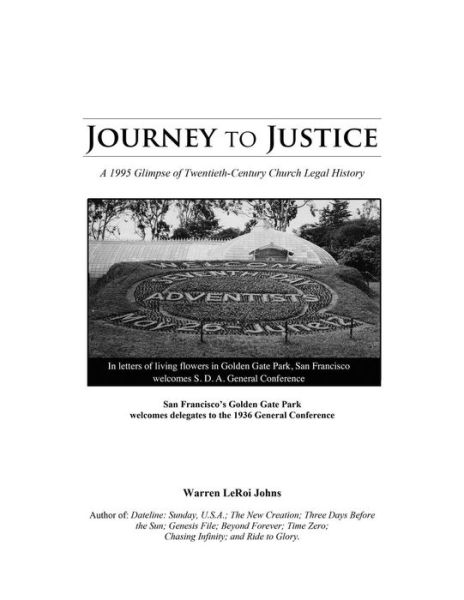 Cover for Warren LeRoi Johns · Journey to Justice (Paperback Book) (2016)