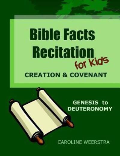 Cover for Caroline Weerstra · Bible Facts Recitation for Kids (Paperback Book) (2017)