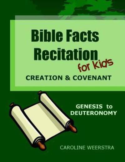 Cover for Caroline Weerstra · Bible Facts Recitation for Kids (Pocketbok) (2017)