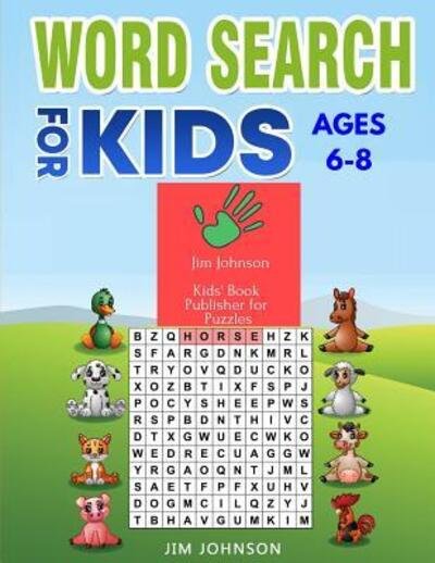 Cover for Jim Johnson · Word Search for Kids Ages 6-8 (Paperback Book) (2019)