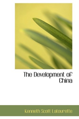 Cover for Kenneth Scott Latourette · The Development of China (Pocketbok) (2009)