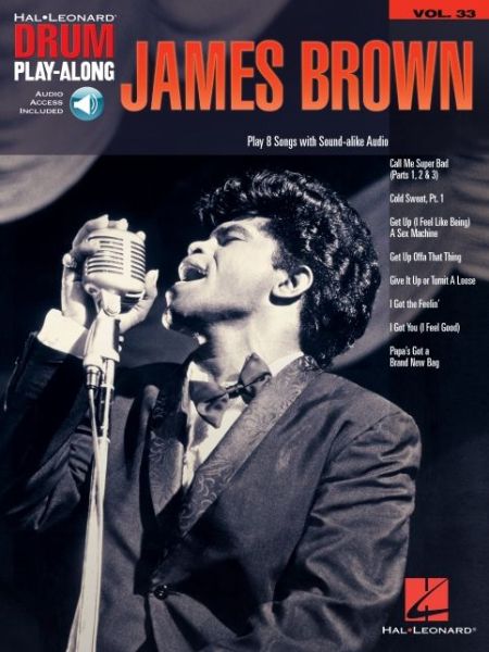 Cover for James Brown · James Brown Drum Play-Along Volume 33 (Book) [Reprint edition] (2015)