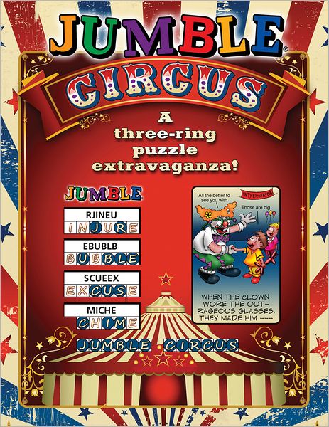 Cover for Tribune Media Services · Jumble Circus: A Three-Ring Puzzle Extravaganza! - Jumbles (Paperback Book) (2012)