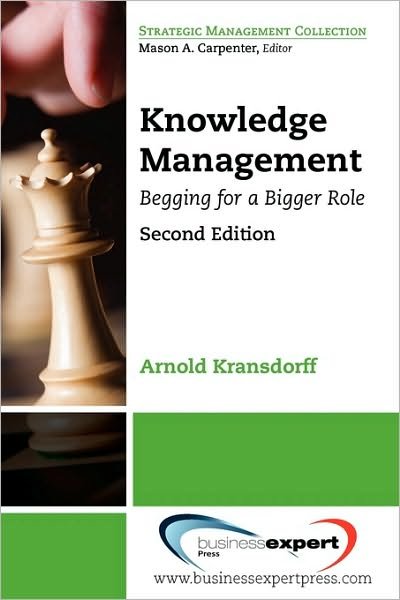 Cover for Arnold Kransdorff · Knowledge Management (Pocketbok) [2 Revised edition] (2009)