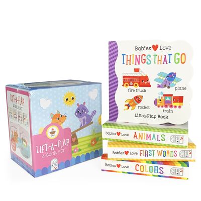 4 Pack Babies Love Learning Lift-a-Flap Boxed Set - Ginger Swift - Książki - Cottage Door Press - 9781680523393 - 1 czerwca 2018