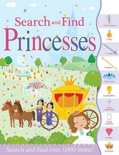 Cover for Susie Linn · Search and Find Princesses - Search and Find (Paperback Book) (2017)