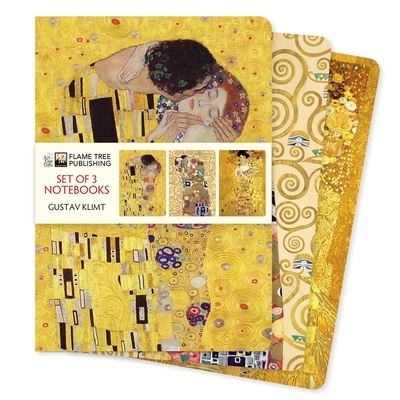 Gustav Klimt Set of 3 Standard Notebooks - Standard Notebook Collection - Klimt Gustav - Books - Flame Tree Publishing - 9781804178393 - June 11, 2024