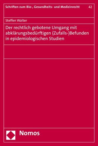 Cover for Walter · Der rechtlich gebotene Umgang mi (Book) (2020)