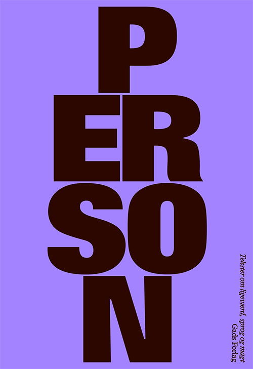 Cover for Rebekka Elisabeth Anker-Møller &amp; Marie Thams · Person (Sewn Spine Book) [1st edition] (2024)