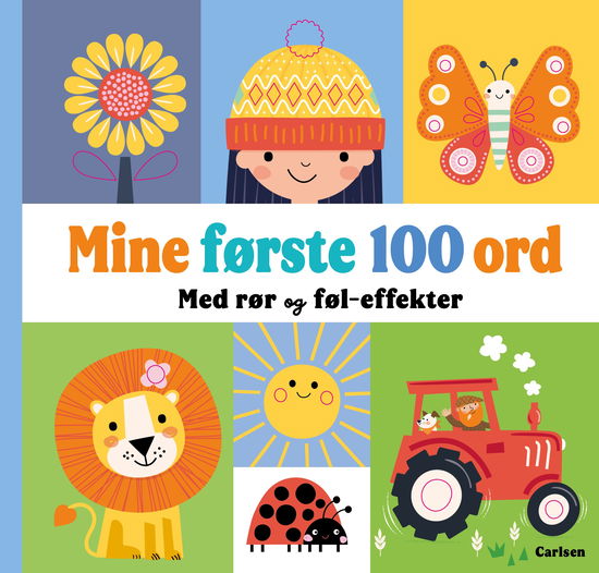 Cover for . · Mine første 100 ord med rør og føl-effekter (Cardboard Book) [1º edição] (2025)