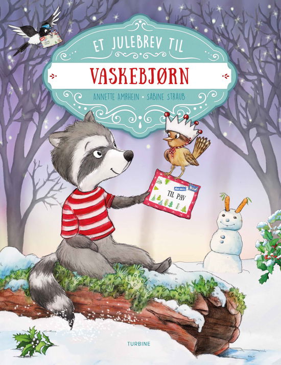 Cover for Annette Amrhein · Et julebrev til vaskebjørn (Hardcover bog) [1. udgave] (2018)