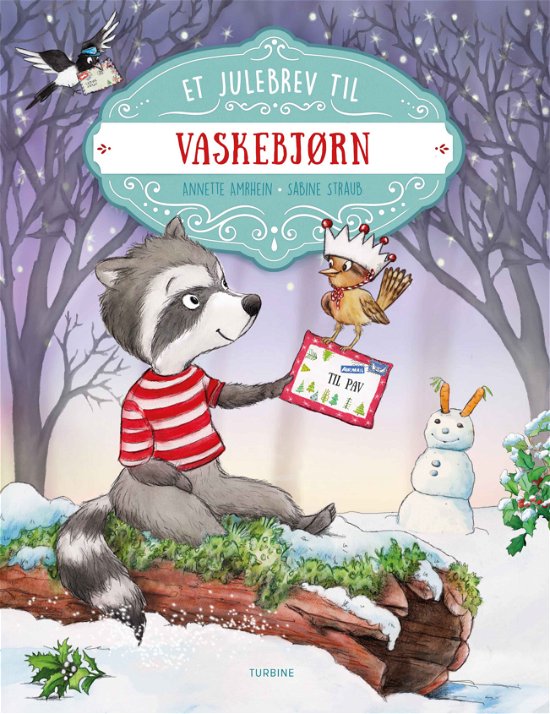 Cover for Annette Amrhein · Et julebrev til vaskebjørn (Innbunden bok) [1. utgave] (2018)