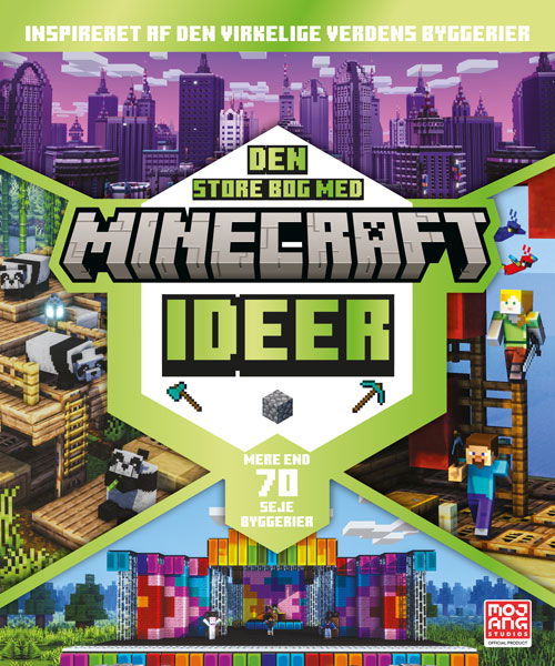 Cover for Minecraft: Den store bog med Minecraft ideer (Bound Book) [1. wydanie] (2023)