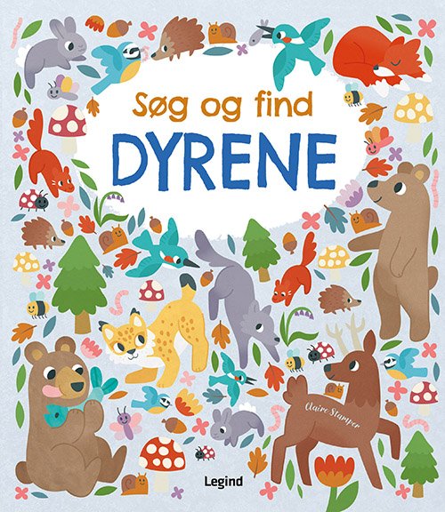 Cover for Søg og find dyrerne (Cardboard Book) [1st edition] (2023)