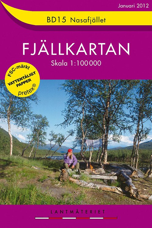Cover for Lantmäteriet · Fjällkartan BD: Nasafjället (Hardcover Book) (2012)