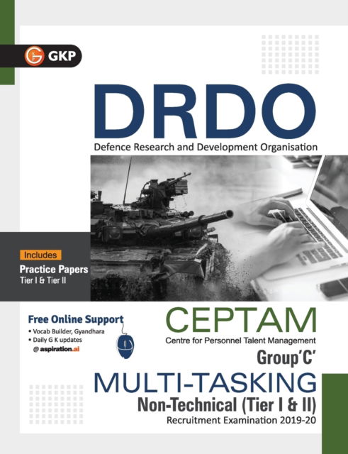 Drdo Ceptam 2019-20 Group C Multi Tasking (Non-Technical) - Gkp - Kirjat - G. K. Publications - 9789389718393 - lauantai 11. tammikuuta 2020