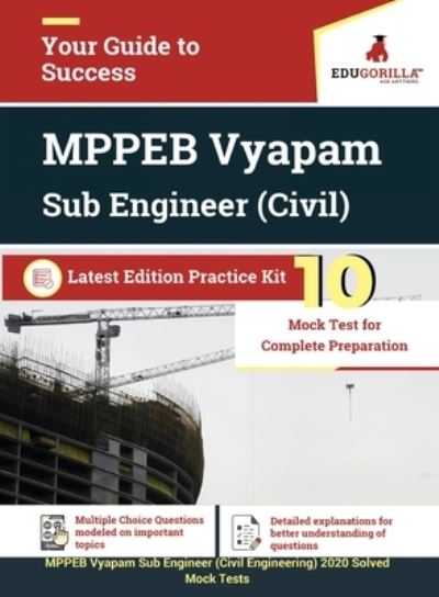 Cover for EduGorilla · MPPEB Vyapam Sub Engineer (Civil Engineering) 2021 10 Mock Tests (Paperback Book) (2020)