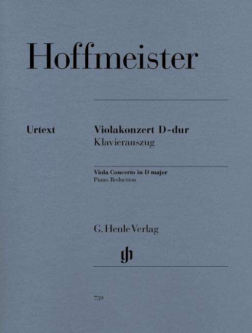 Cover for F. Hoffmeister · Violakonz.D-Dur,Kl.HN739 (Book) (2018)