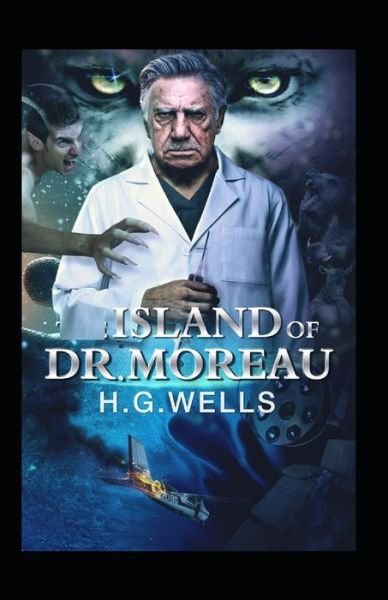 Cover for H G Wells · Island of Dr. Moreau illustrated (Paperback Bog) (2021)