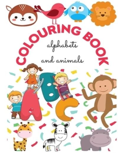 Cover for Tysha Laila · Colouring book alphabets and animals (Pocketbok) (2021)