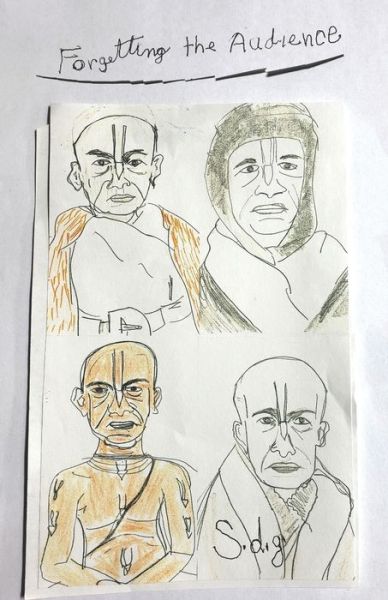 Cover for Satsvarupa Dasa Goswami · Forgetting the Audience (Taschenbuch) (2021)