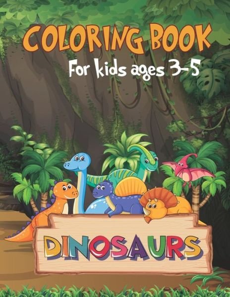 Cover for Yz Dinosaur · Dinosaur: coloring book for kids ages 3-5 (Paperback Bog) (2021)