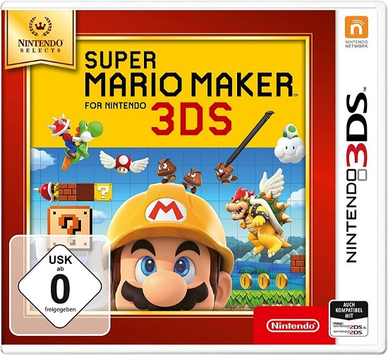 Super Mario Maker  3DS  SELECTS -  - Jogo - Nintendo - 0045496477394 - 29 de junho de 2018
