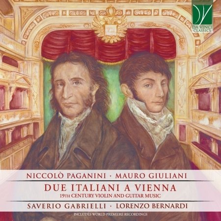 Cover for Gabrielli, Saverio &amp; Lorenzo Bernardi · Giuliani, Paganini - Due Italiani A Vienna (CD) (2021)